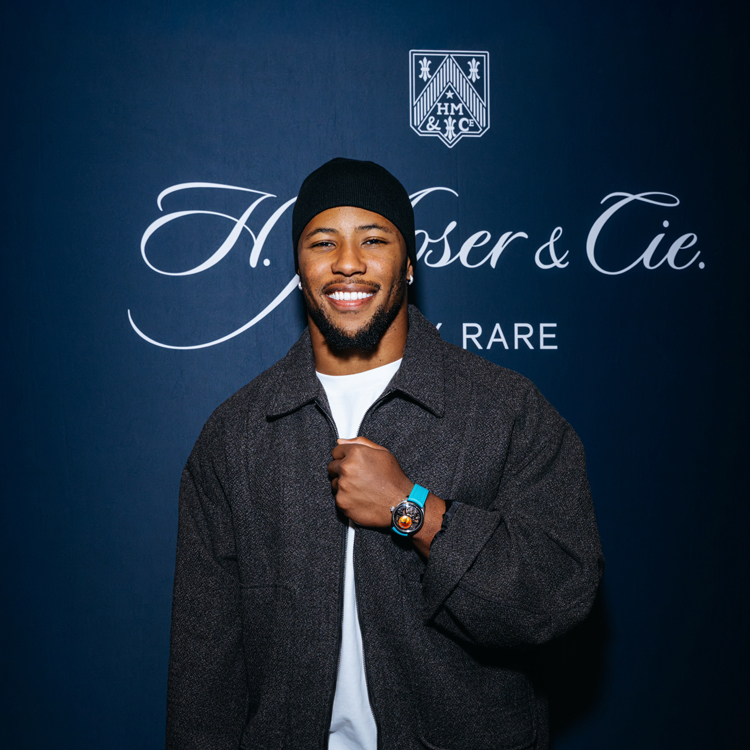 H. Moser & Cie. Welcomes Saquon Barkley as New Friend of the Brand