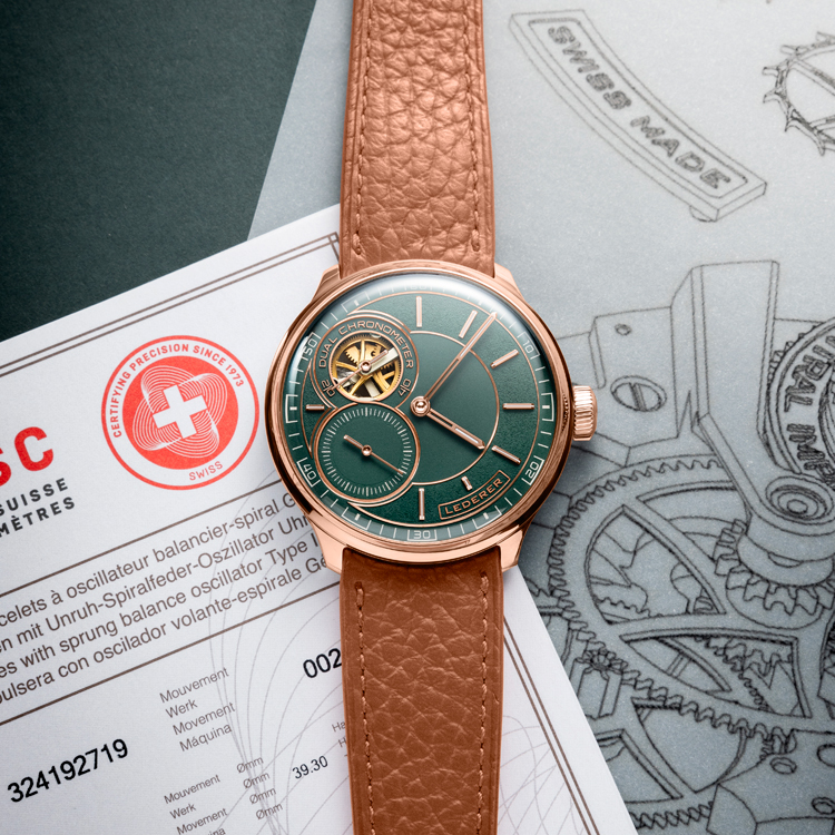 LEDERER CIC 39 mm Racing Green Named Semi-Finalist in Louis Vuitton Watch Prize