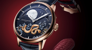 Presenting Perpetual Moon 41.5 Red Gold “Year of the Snake” by Arnold & Son