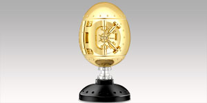 Introducing the Fabergé x 007 Goldfinger Egg Objet
