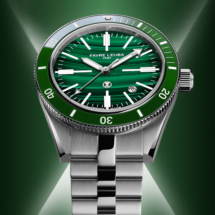 Favre Leuba Expands the Deep Raider Renaissance Line with Meteorite and Malachite Dials
