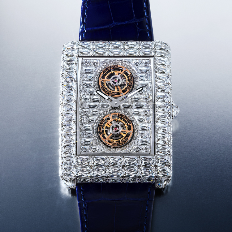 Jacob & Co. Unveils Angel Cut Diamond in Billionaire Double Tourbillon